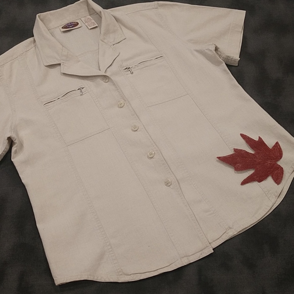 Casualaire Women's Button Down Blouse